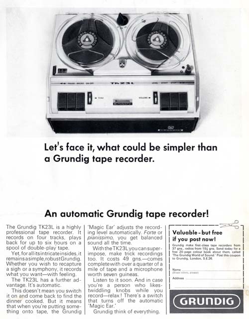 Gallery Image Grundig TK23L Catalogue History of Advertising Trust